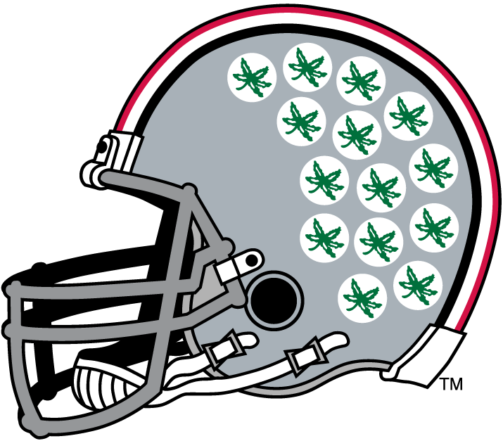 Ohio State Buckeyes 1968-Pres Helmet Logo v2 DIY iron on transfer (heat transfer)